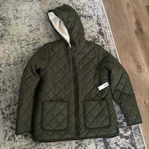 Old Navy Women’s Sherpa Lined Quilted Coat - Size Medium